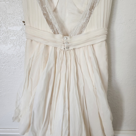 CUSTOM Wedding Gown 2 Whimsical Lace Applicae Flowy - Picture 9 of 16